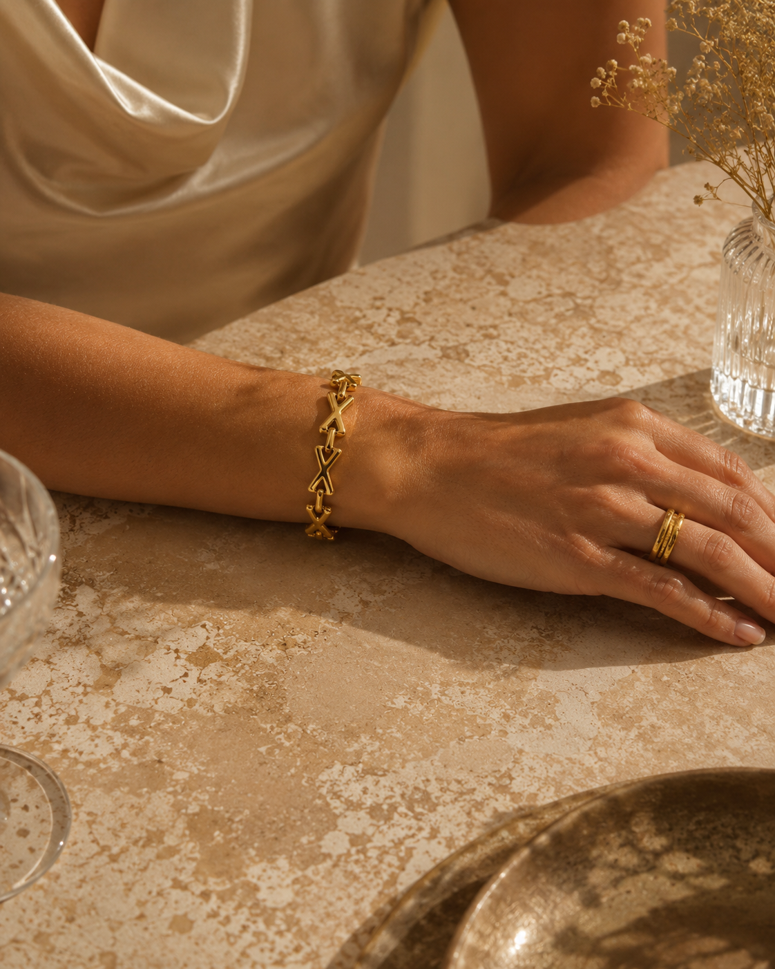 Bracelet Signature Dorée