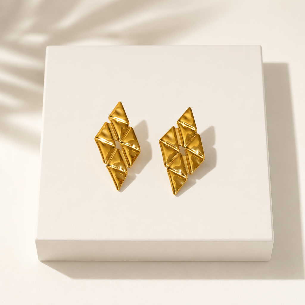 Boucles d'oreilles Éclat Géométrique