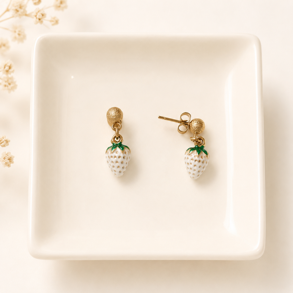 Boucles d'oreilles Milky Berry