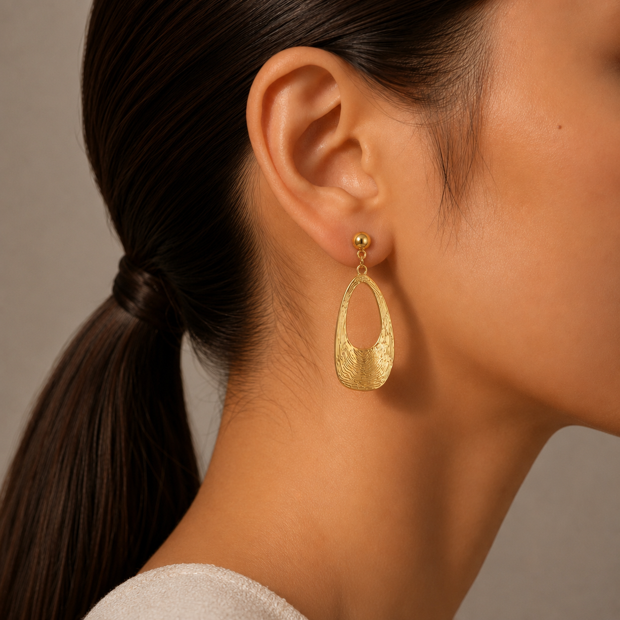 Boucles d'oreilles Empreinte