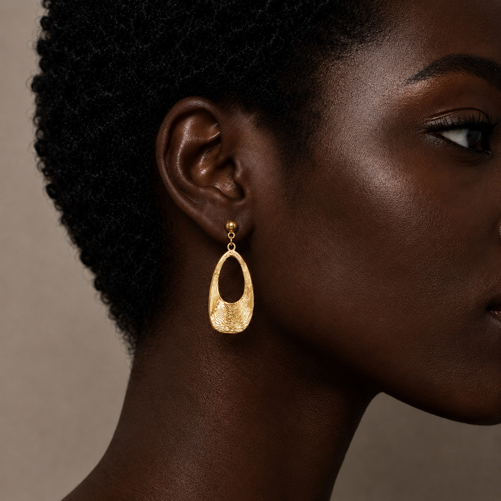 Boucles d'oreilles Empreinte