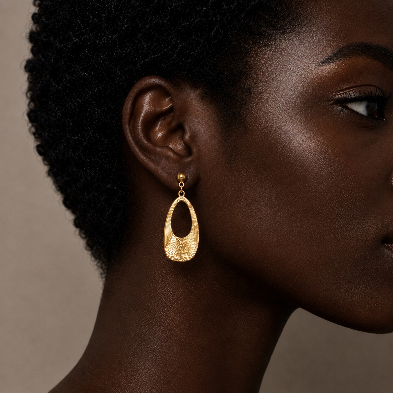 Boucles d'oreilles Empreinte