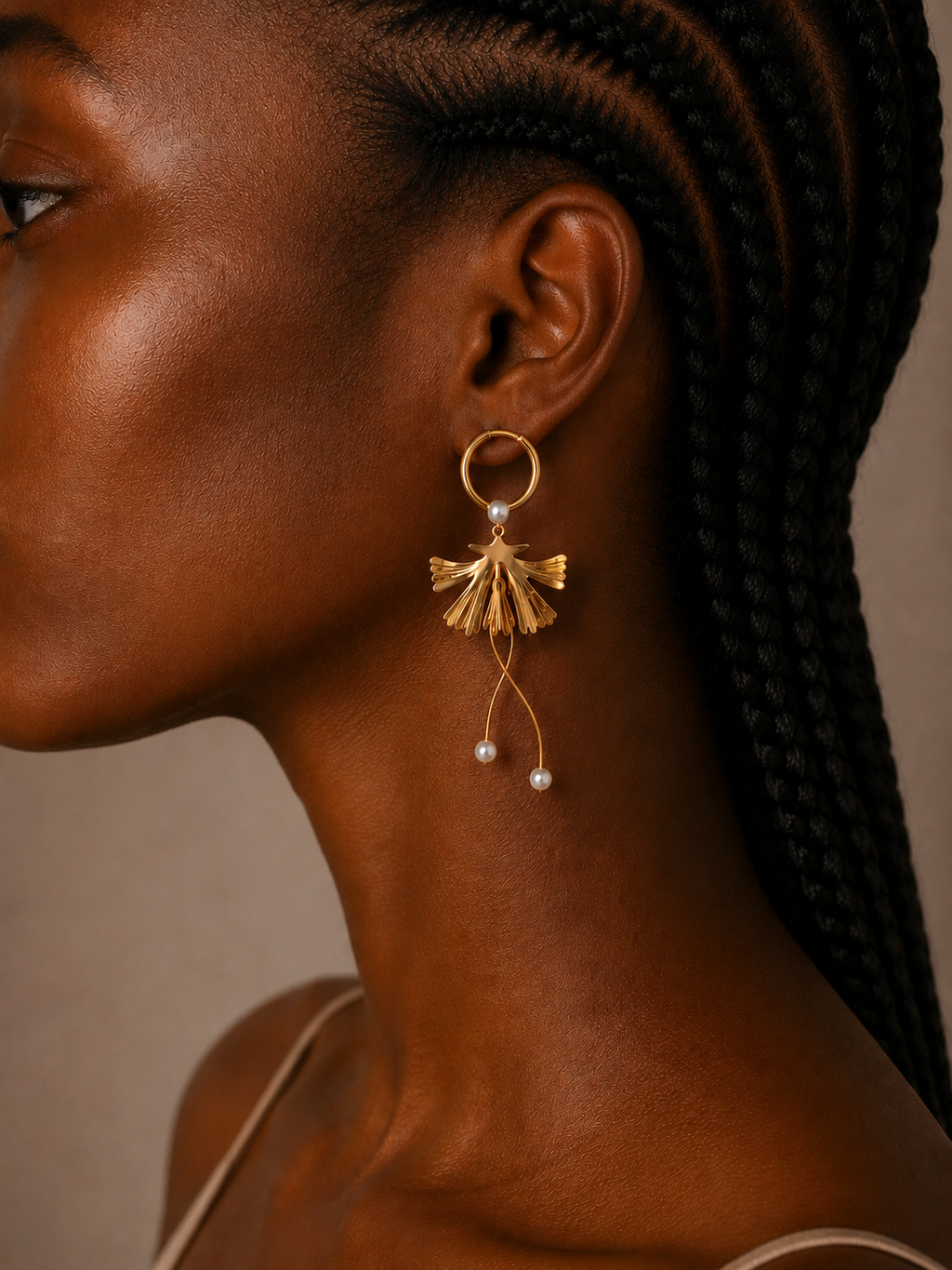 Boucles d'oreilles Gingko