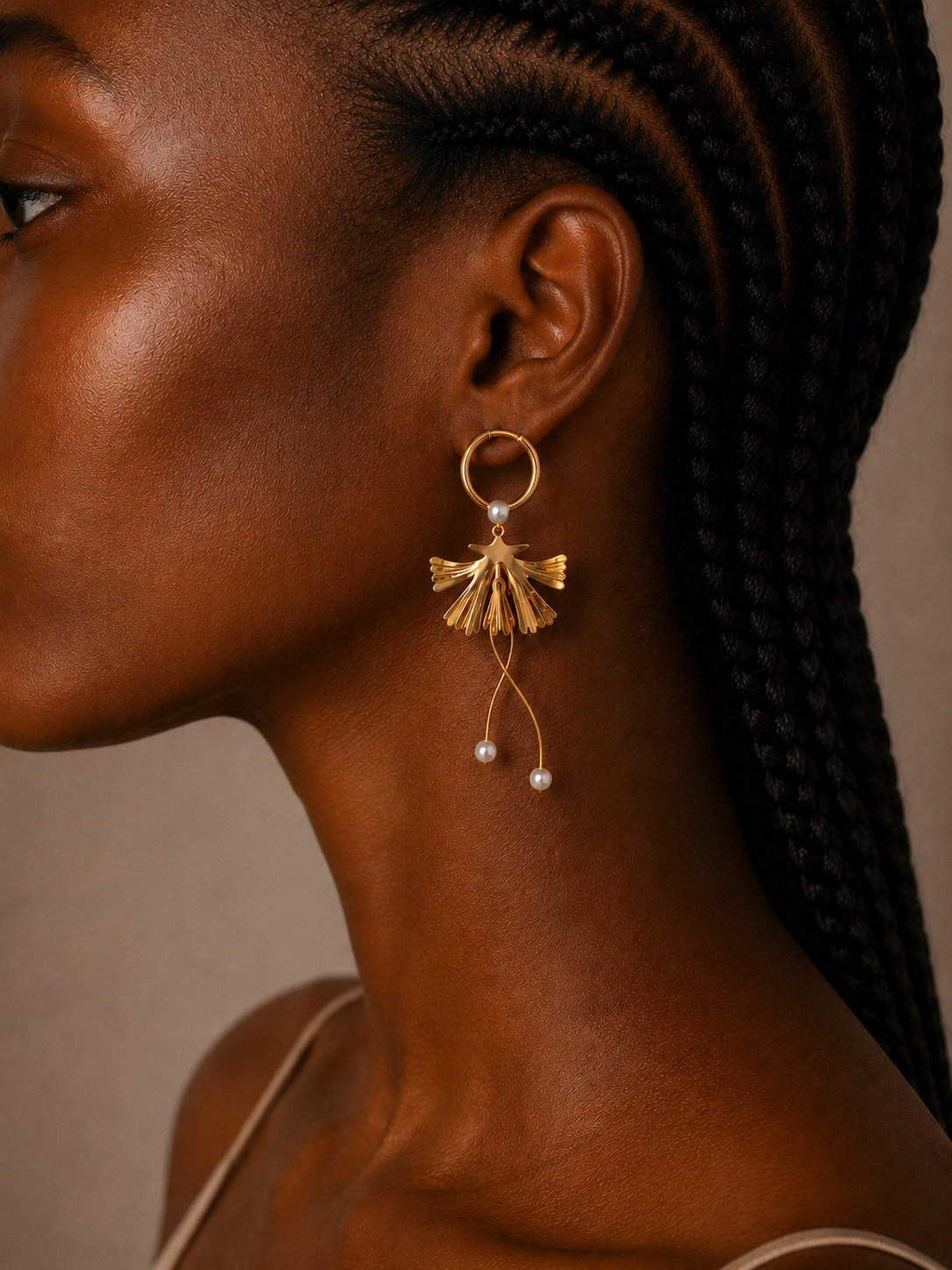 Boucles d'oreilles Gingko
