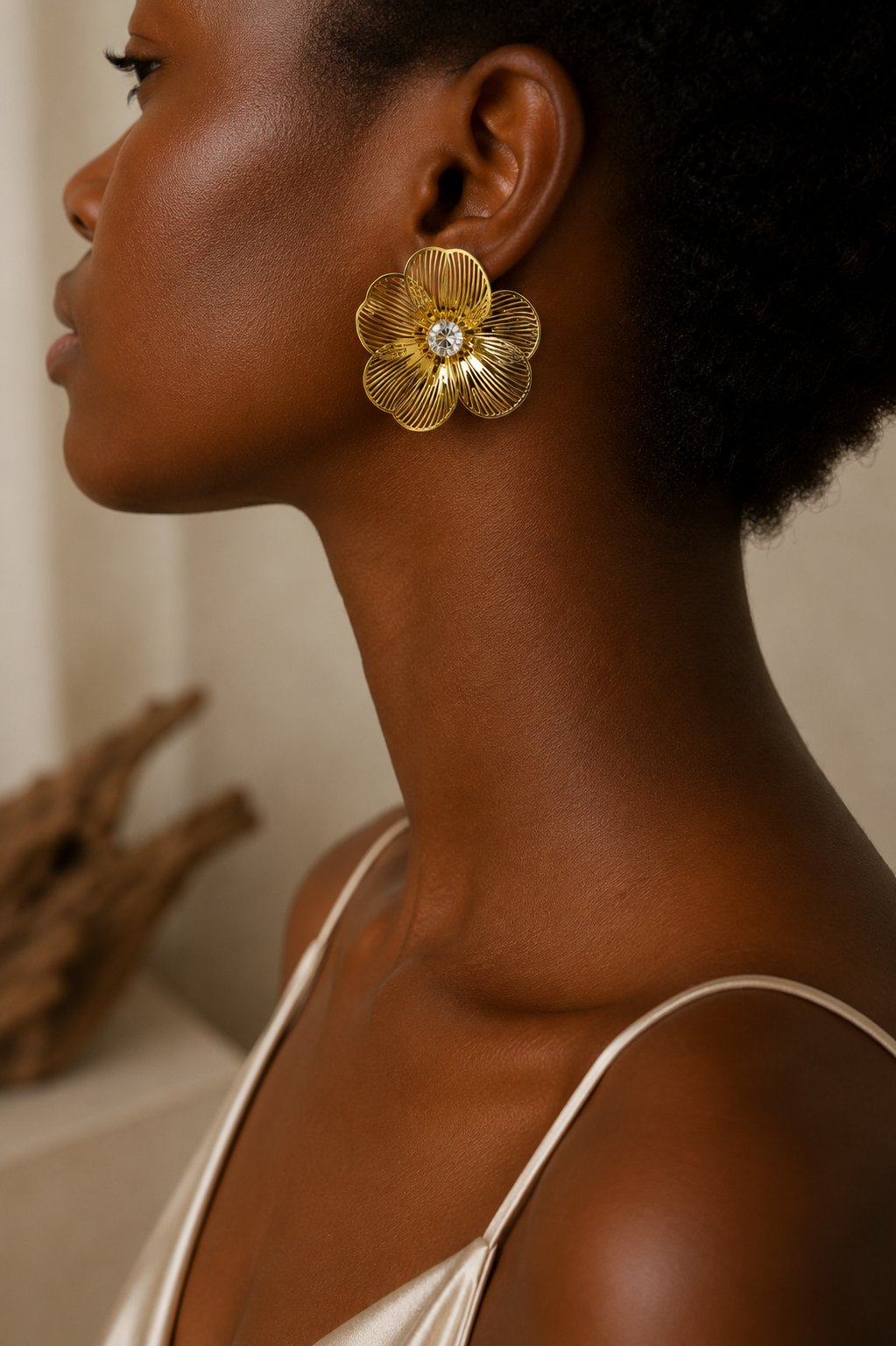 Boucles Fleur Ajourée