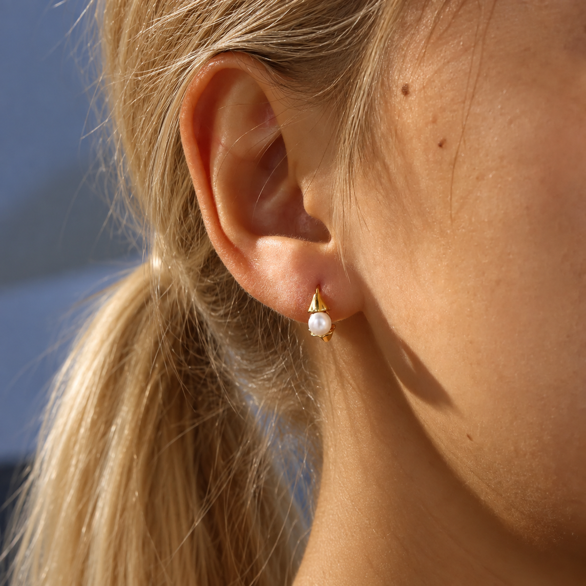Boucles Créoles Perle Précieuse