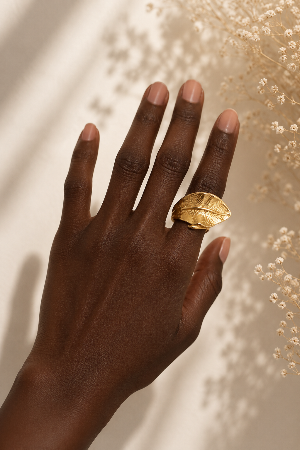 Bague Feuille d'Or