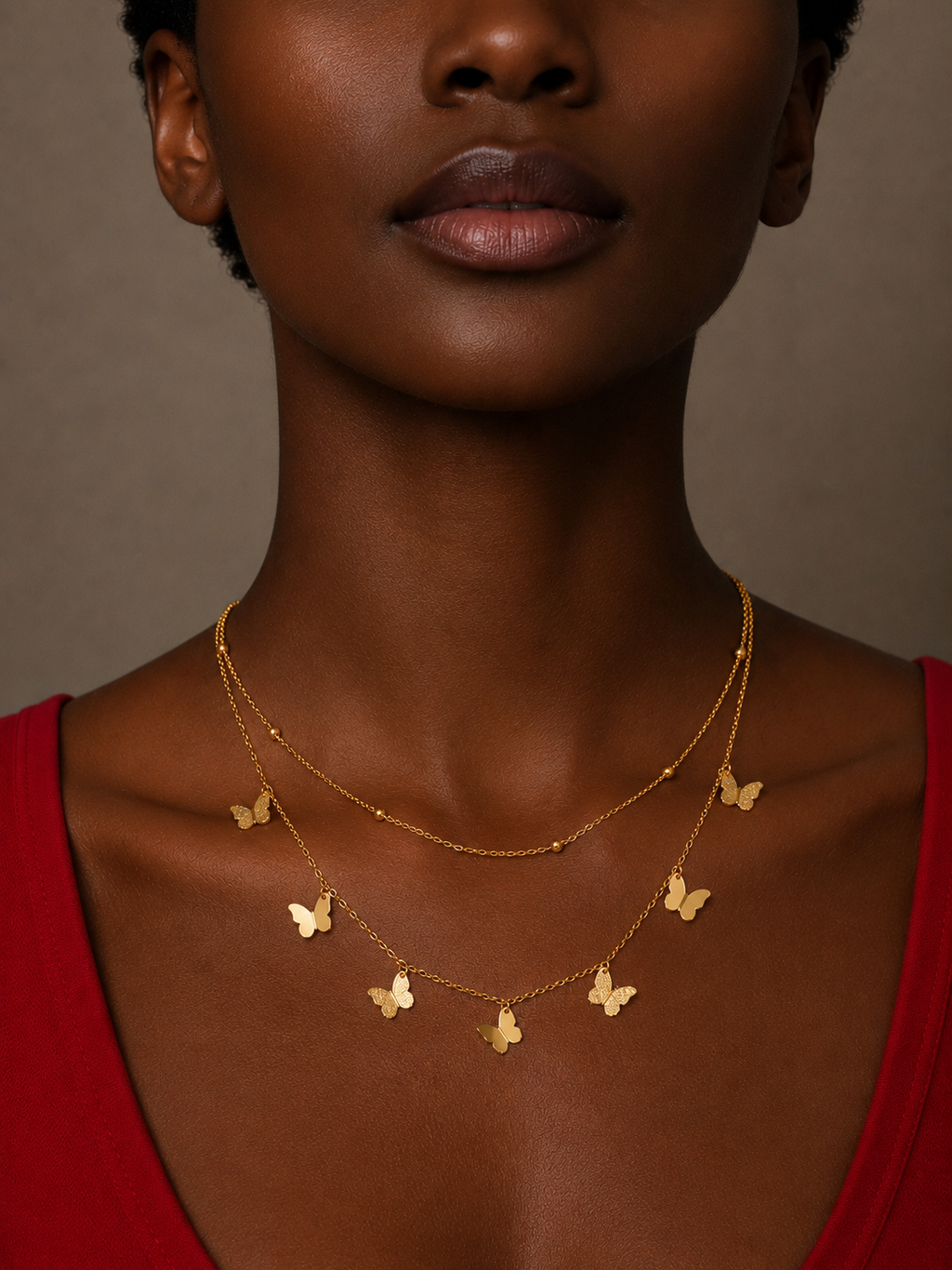 Collier Papillon d'Or