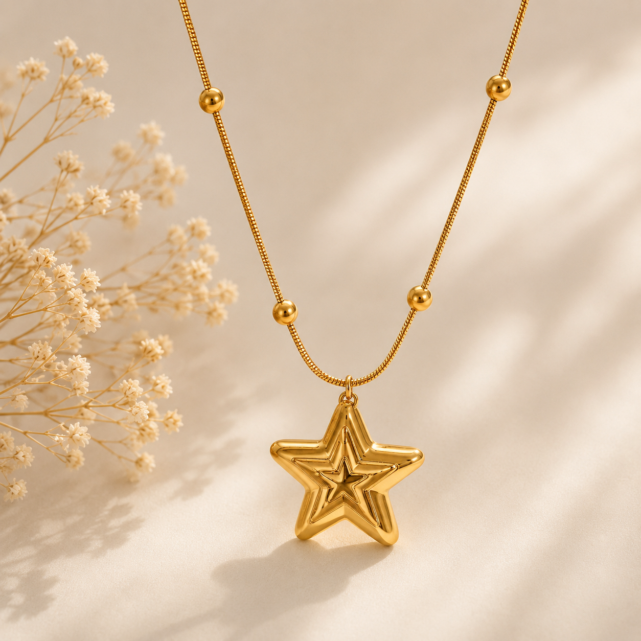 Collier Etoile Céleste