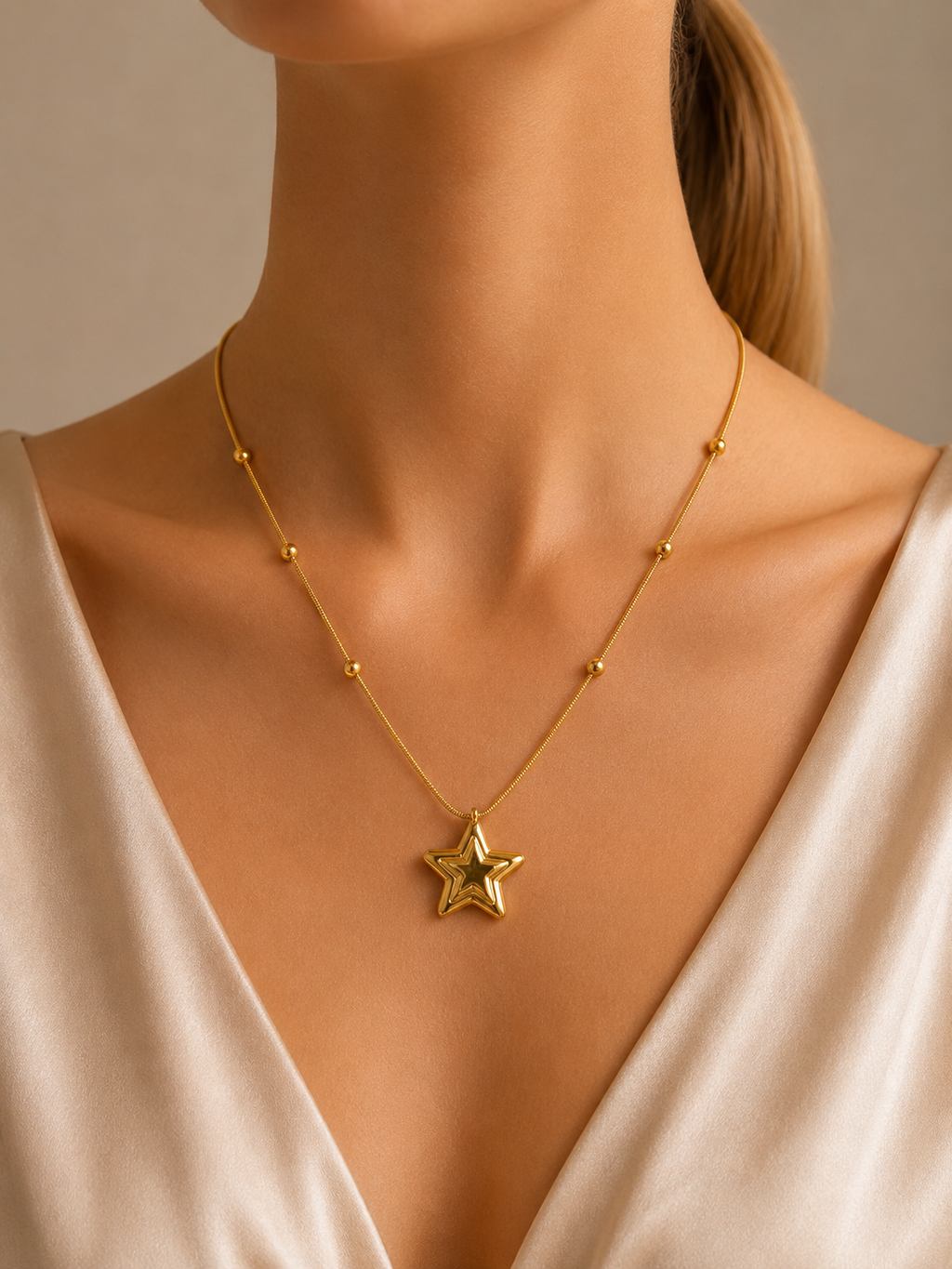 Collier Etoile Céleste