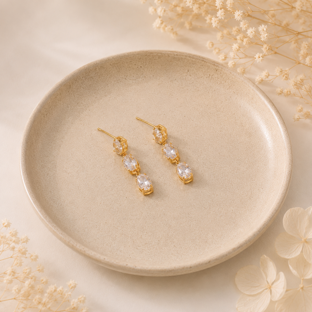 Boucles Cascade Ovale Courte
