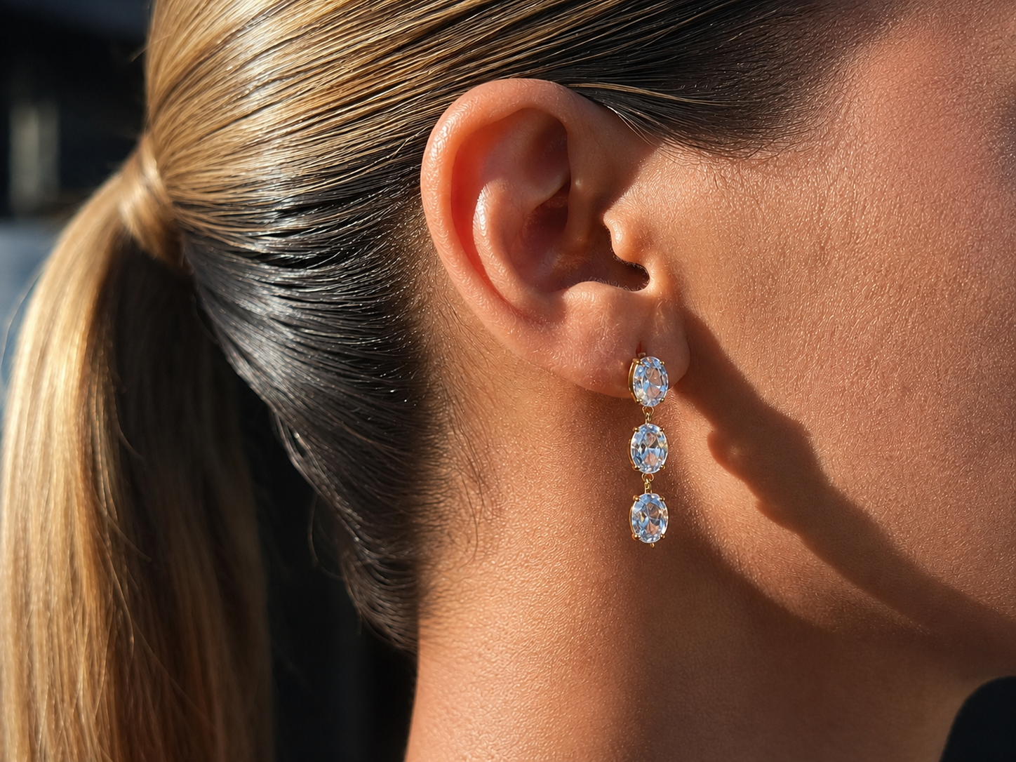 Boucles Cascade Ovale Courte
