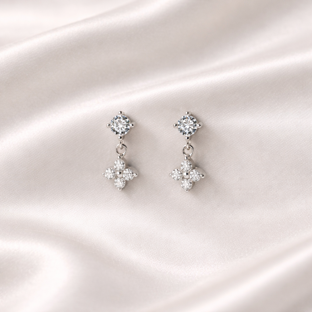 Boucles d'oreilles Lys