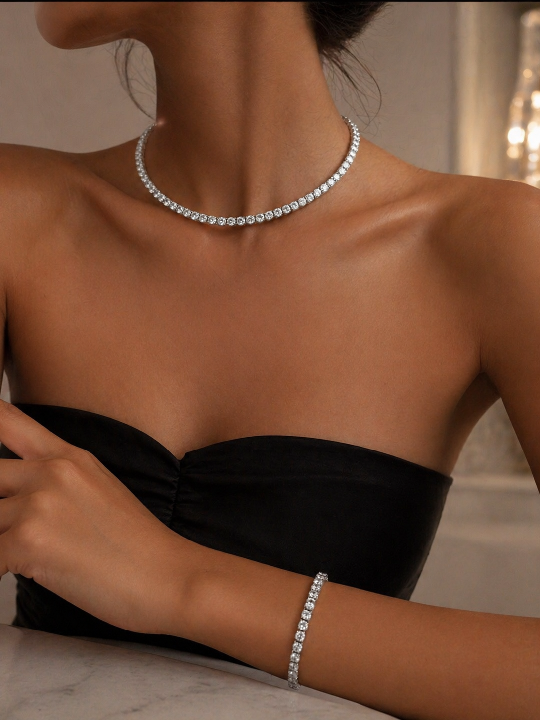 Parure Éclat - Collier et bracelet