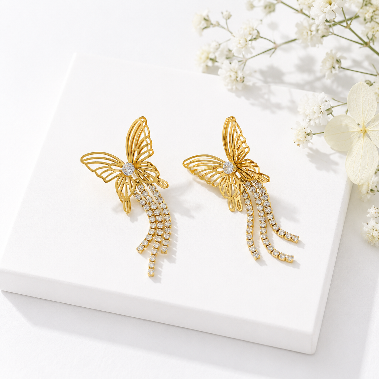 Boucles  d'oreilles Papillon Éclat