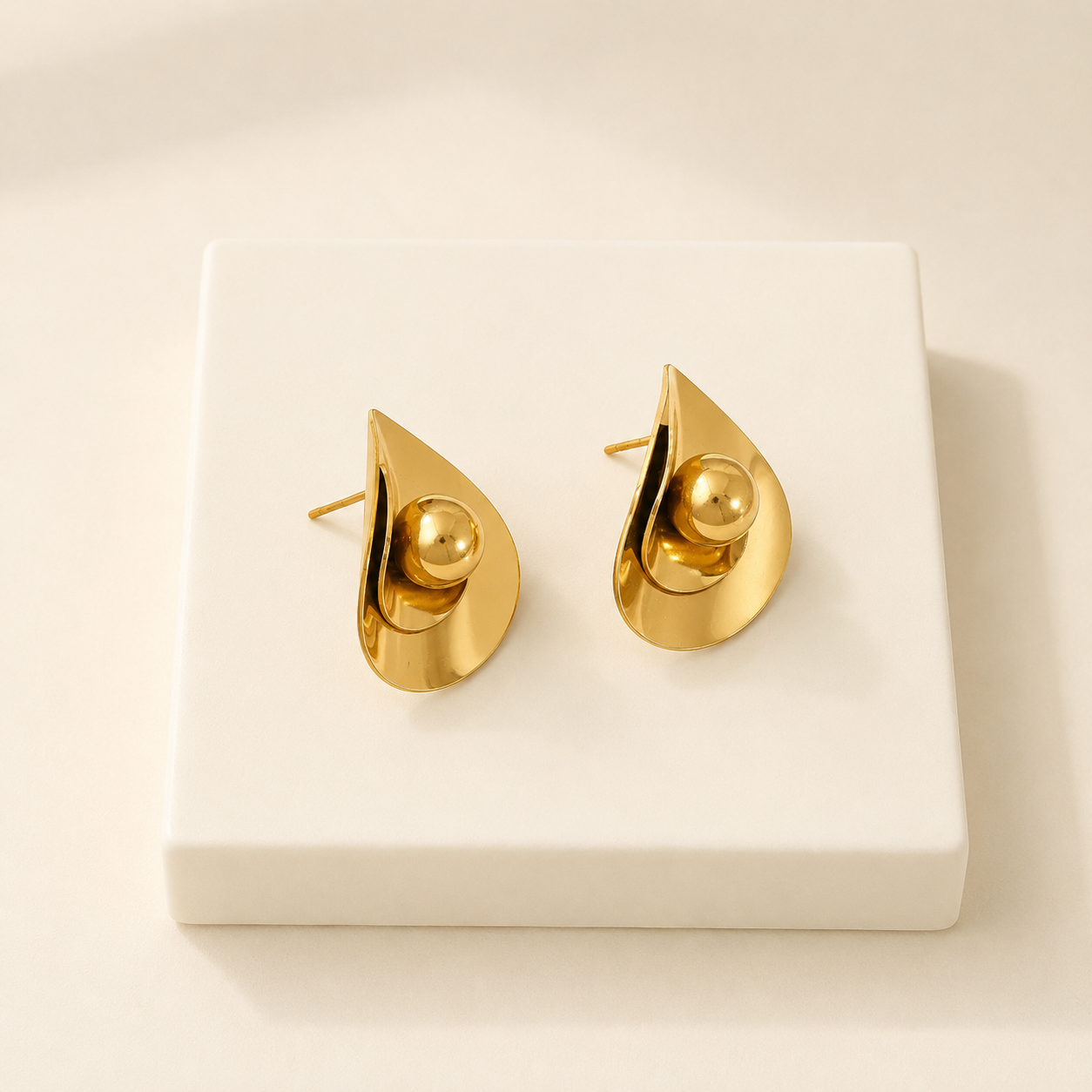 Boucles Liquide Or