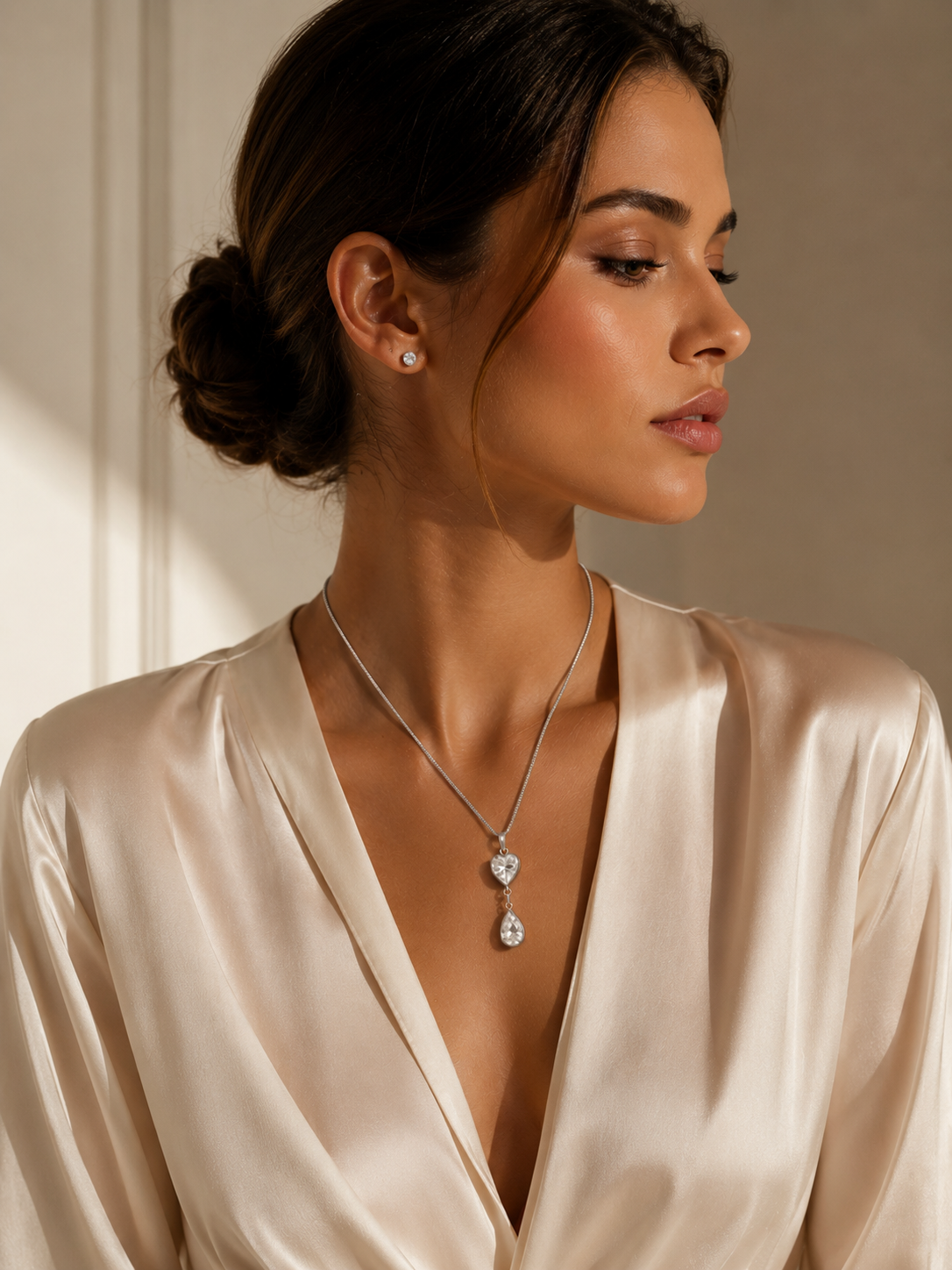 Collier Cœur de Rosée