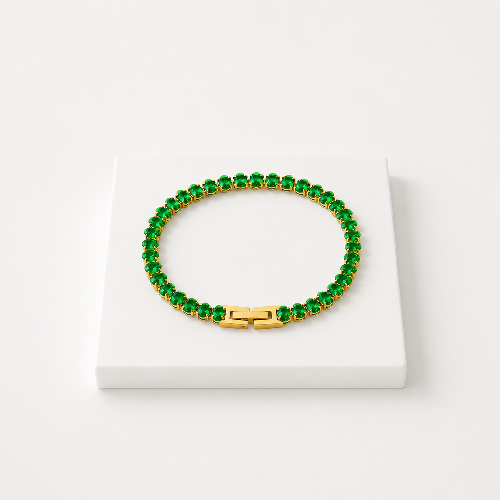 Bracelet Émeraude Royale