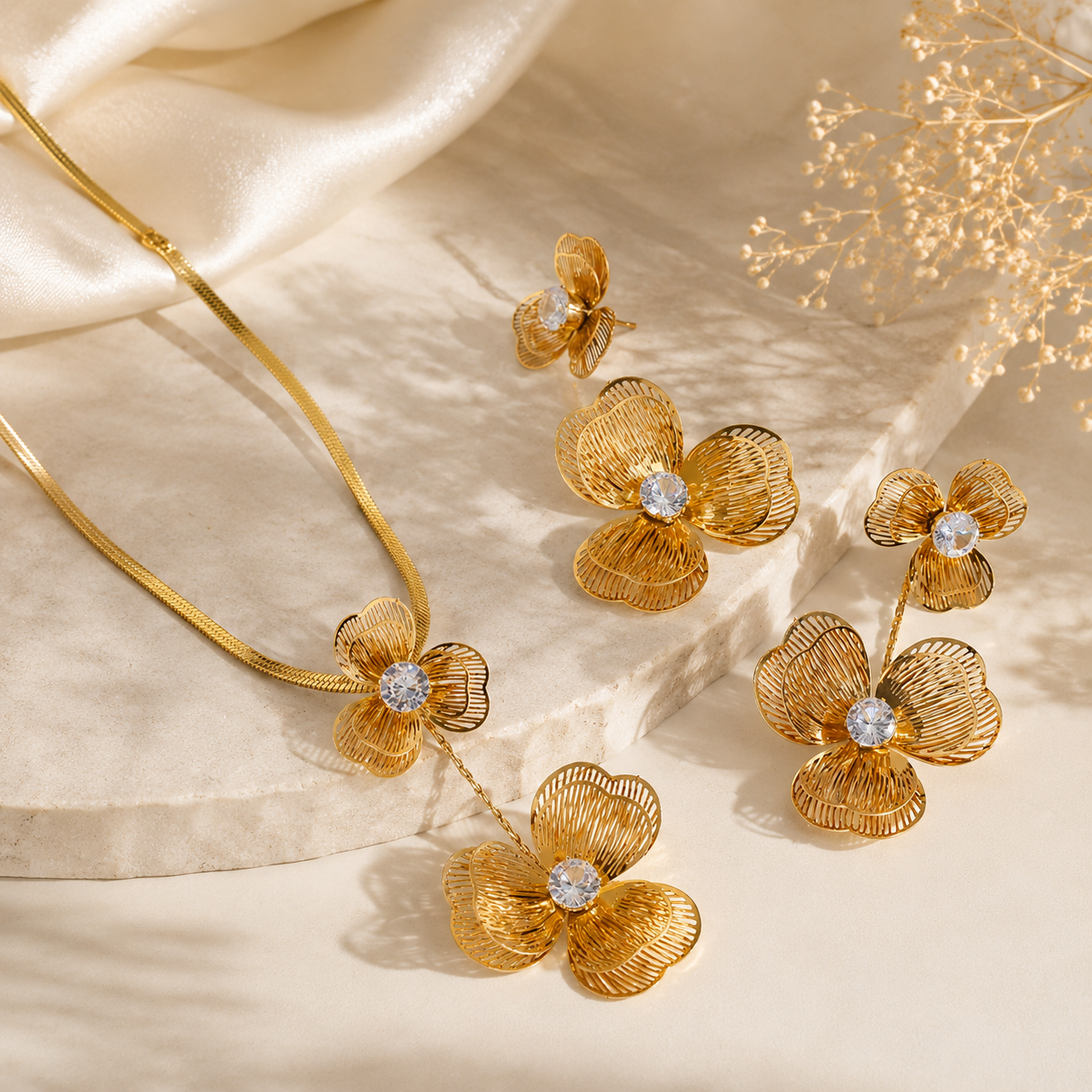 Parure Fleur d’Or
