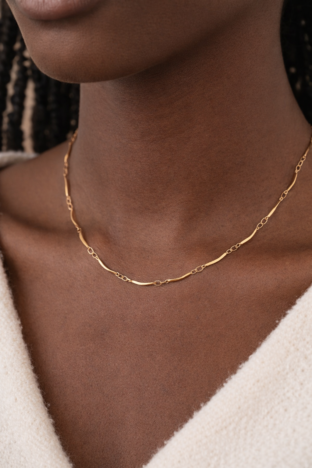 Collier Ligne Pure – Or Essentiel