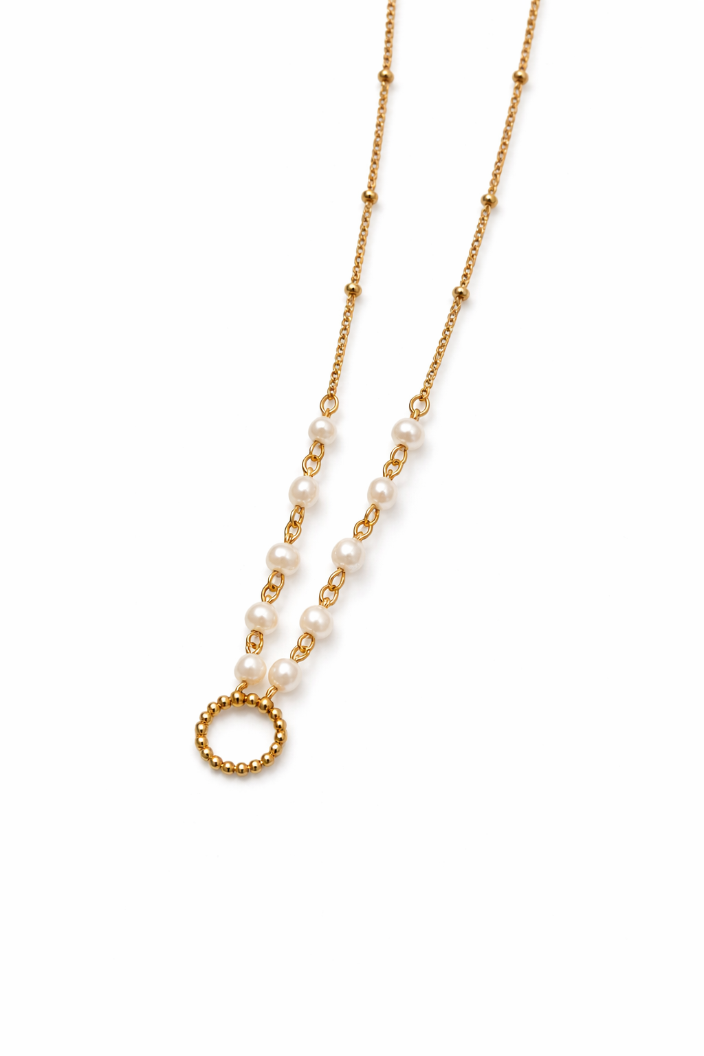 Collier Perles Dorées – Cercle d’Harmonie