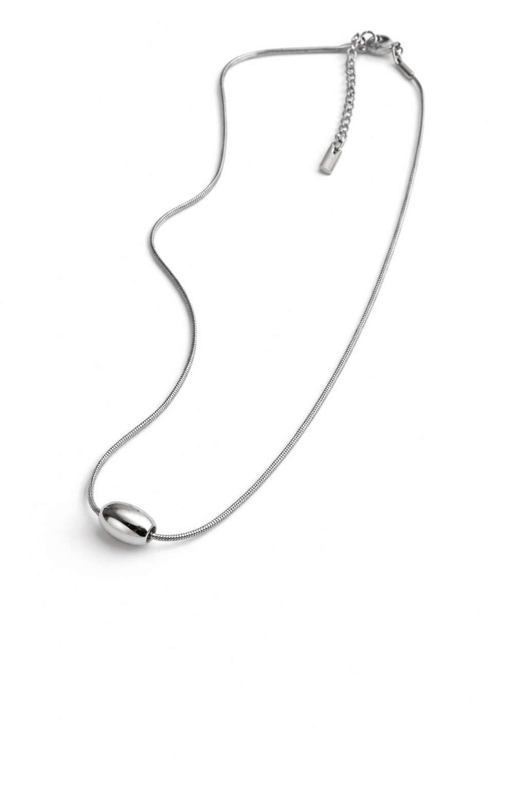 Collier ras de cou boule minimaliste – acier inoxydable
