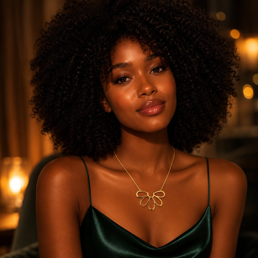 Collier Fleur Lumière