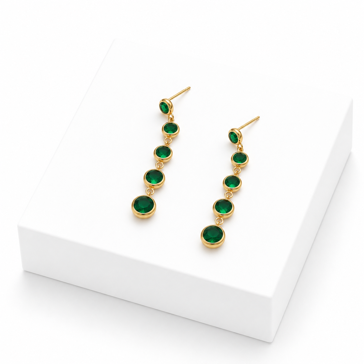 Boucles Émeraude Élancée