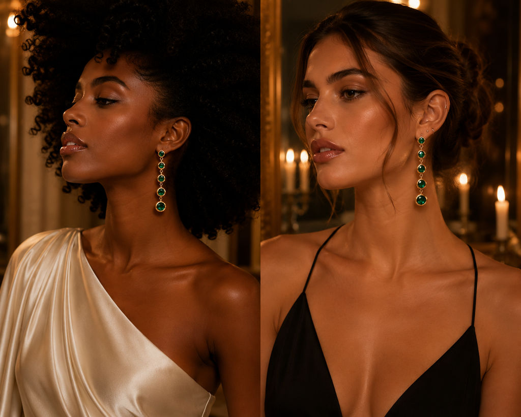 Boucles Émeraude Élancée
