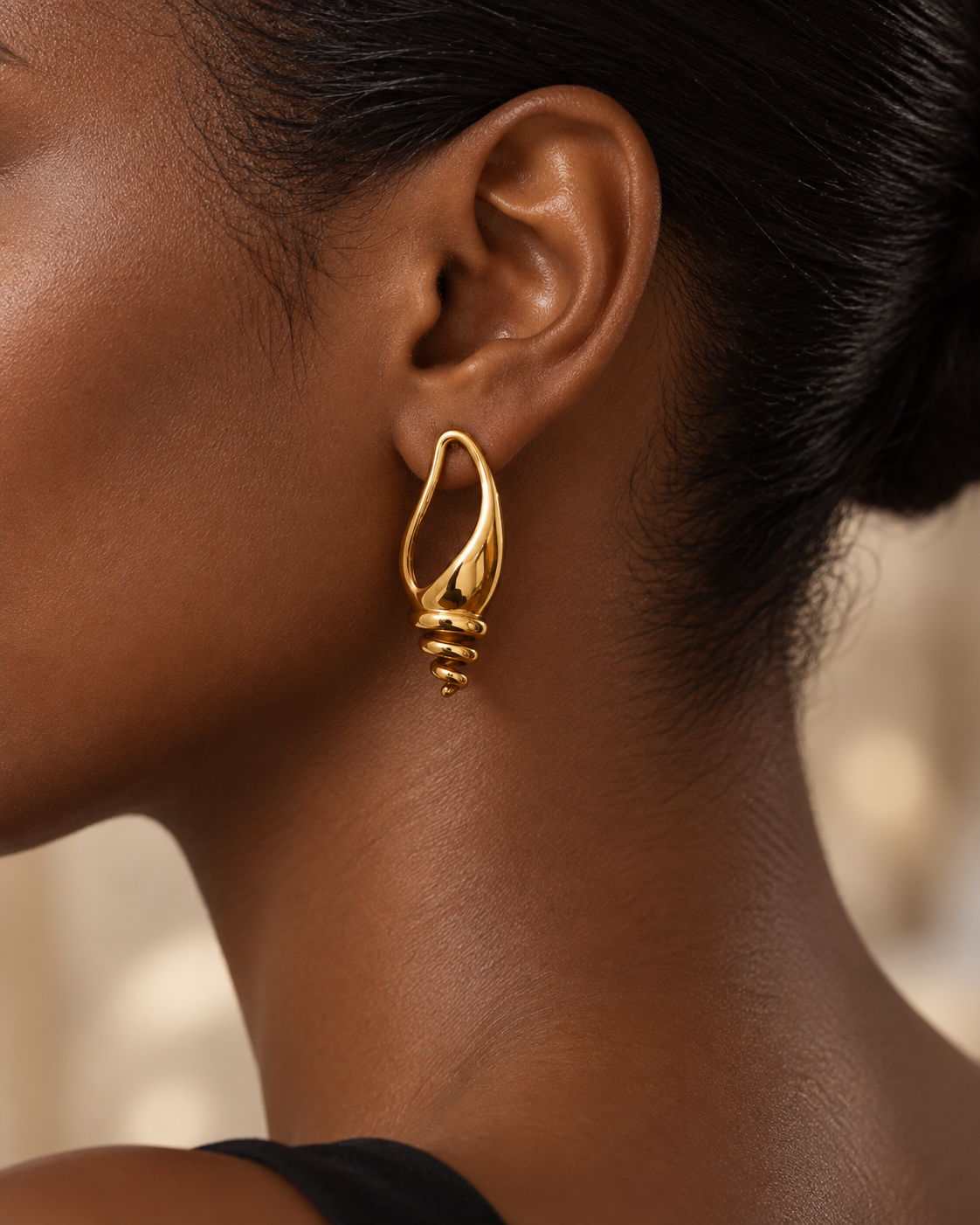 Boucles d’oreilles Volute