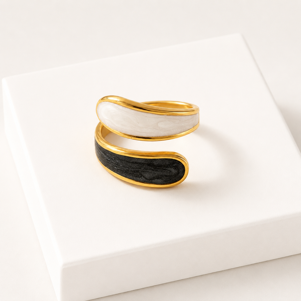 Bague Yin Yan