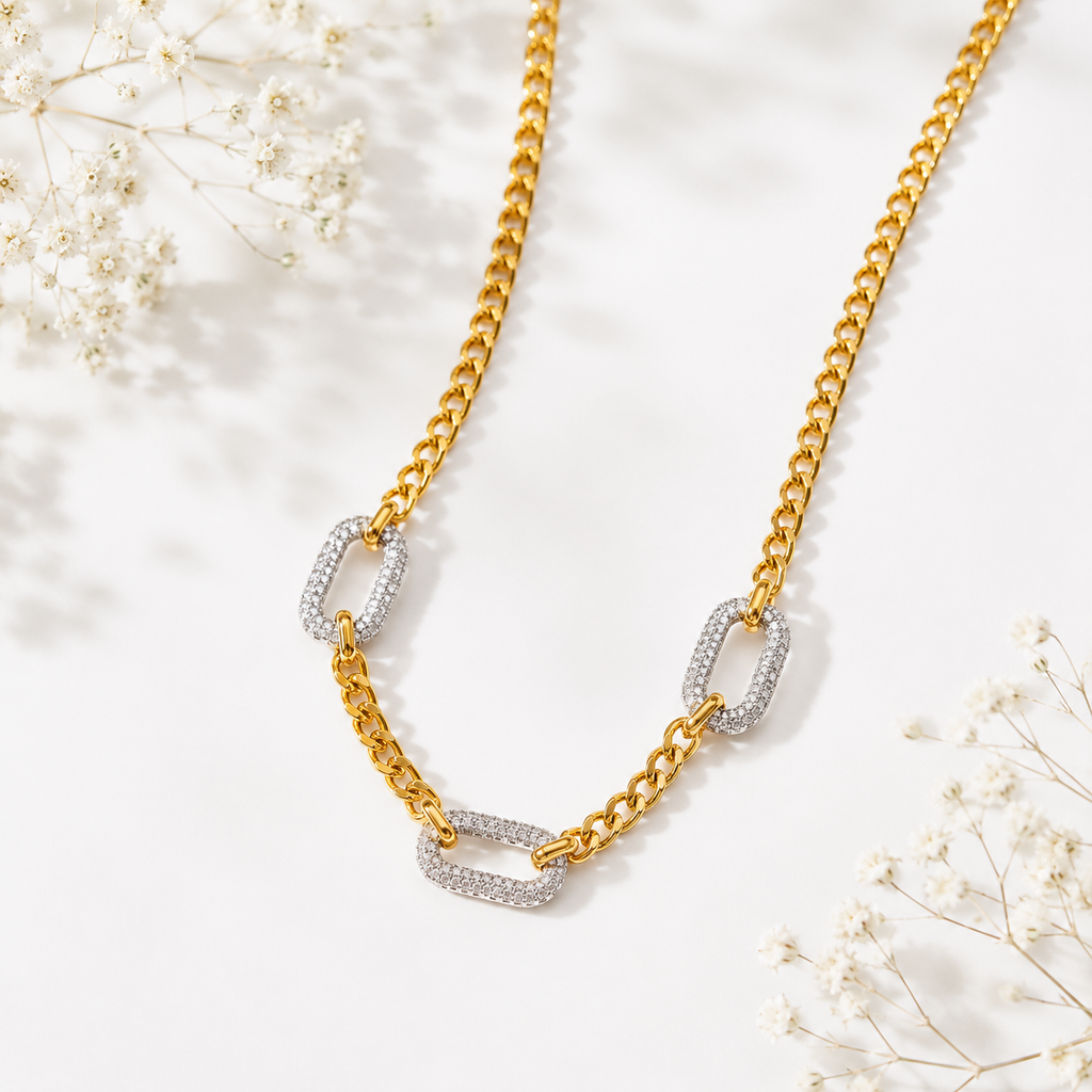 Collier Maille Zircon