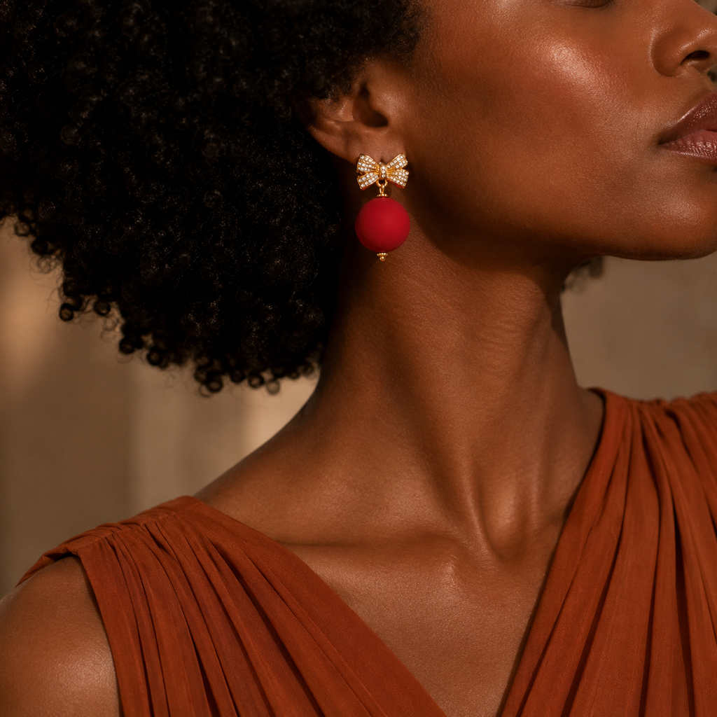 Boucles Rubis Nœud