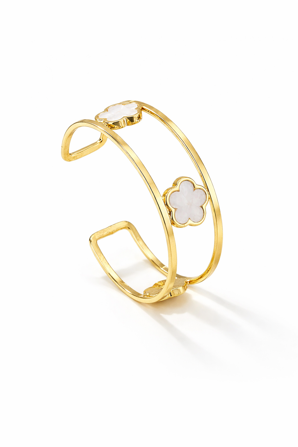 Bracelet “Trèfle Divin” – Harmonie et lumière