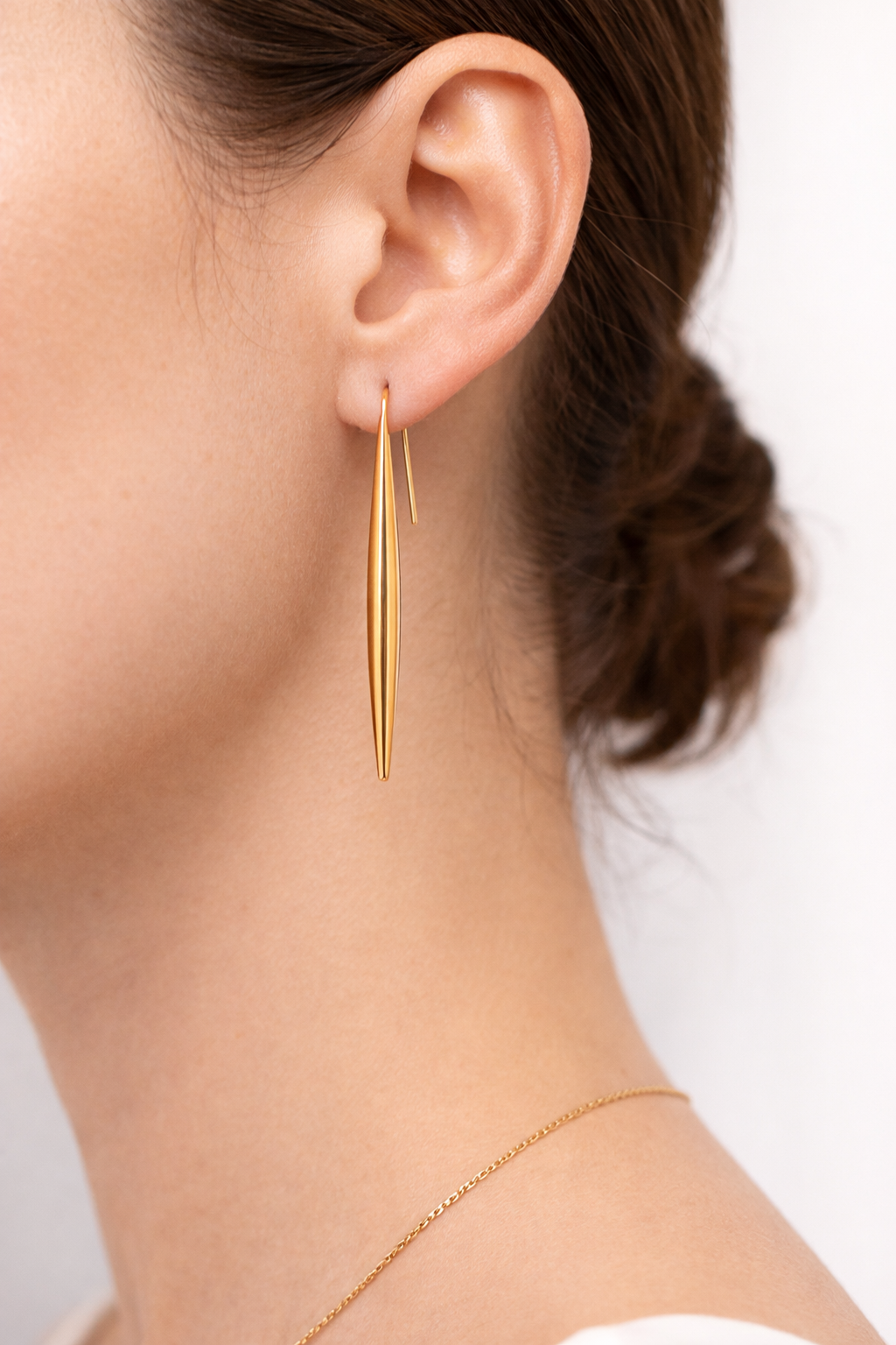 Boucles d’oreilles Goutte Dorée