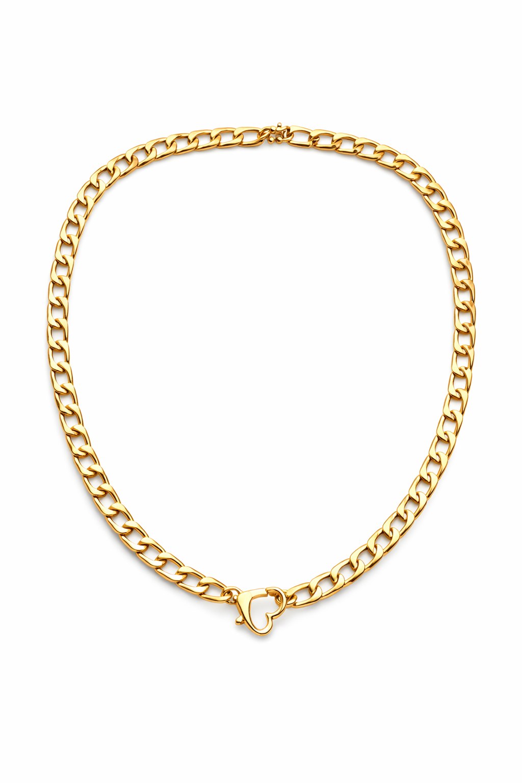 Collier Cœur Doré Élégance