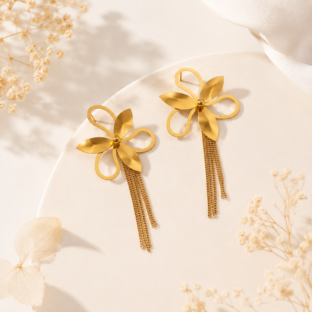 Boucle d'oreilles Fleur de Lumière