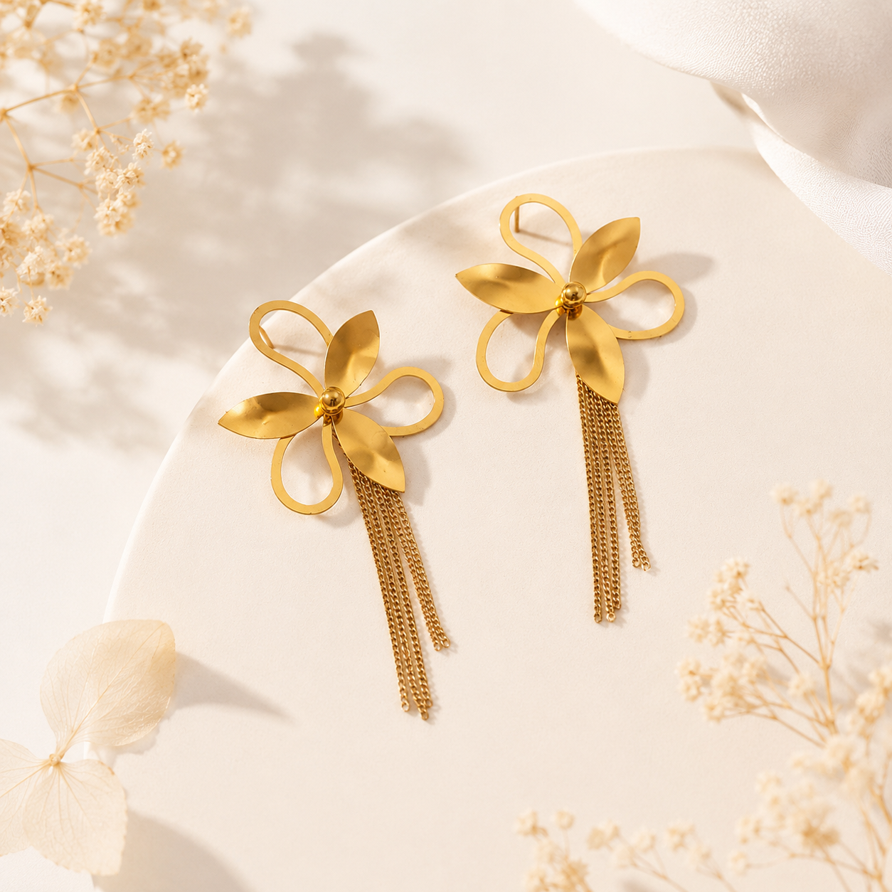 Boucle d'oreilles Fleur de Lumière