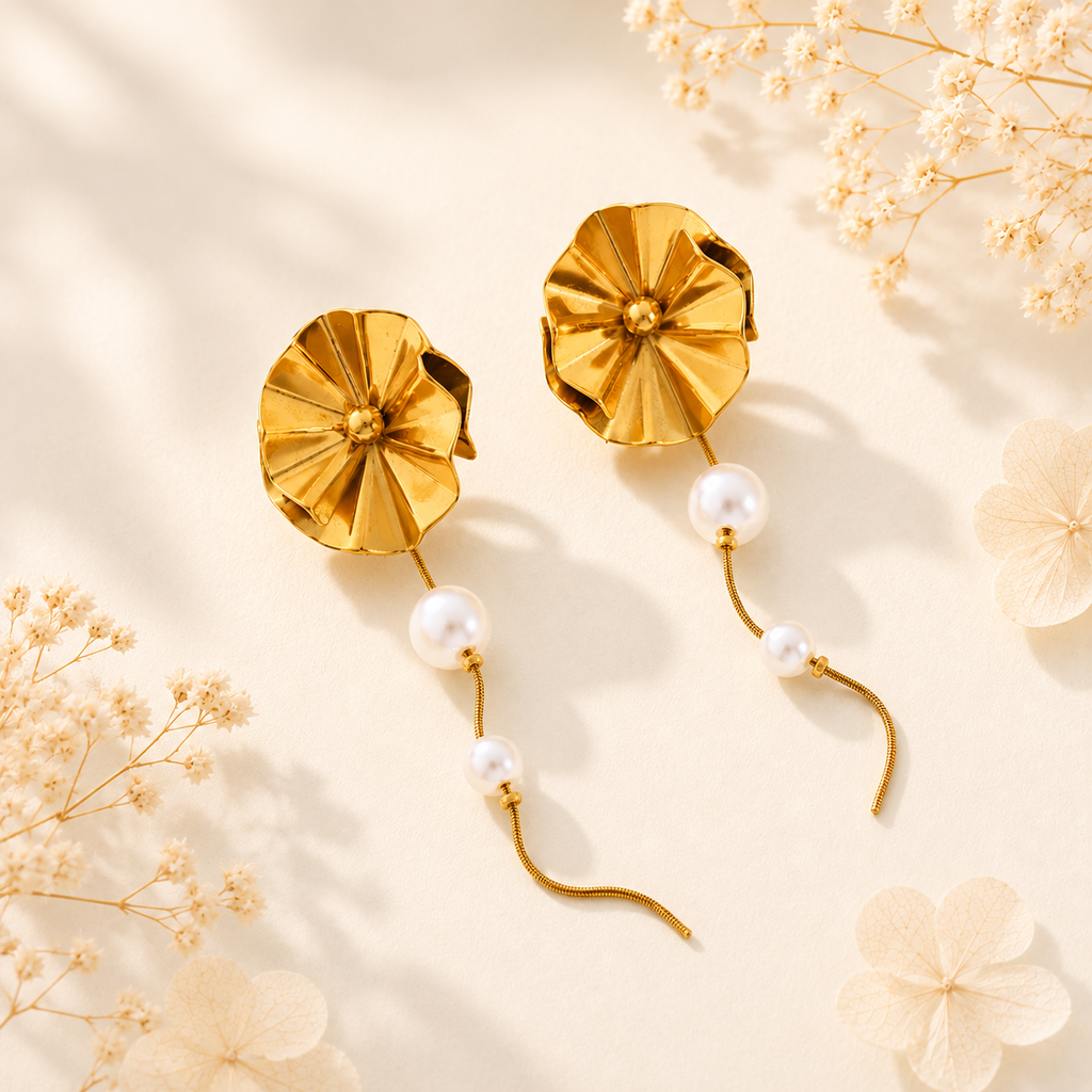 Boucle d'oreilles Floraison