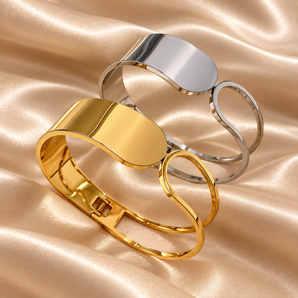 Onde / Bracelet en acier inoxydable