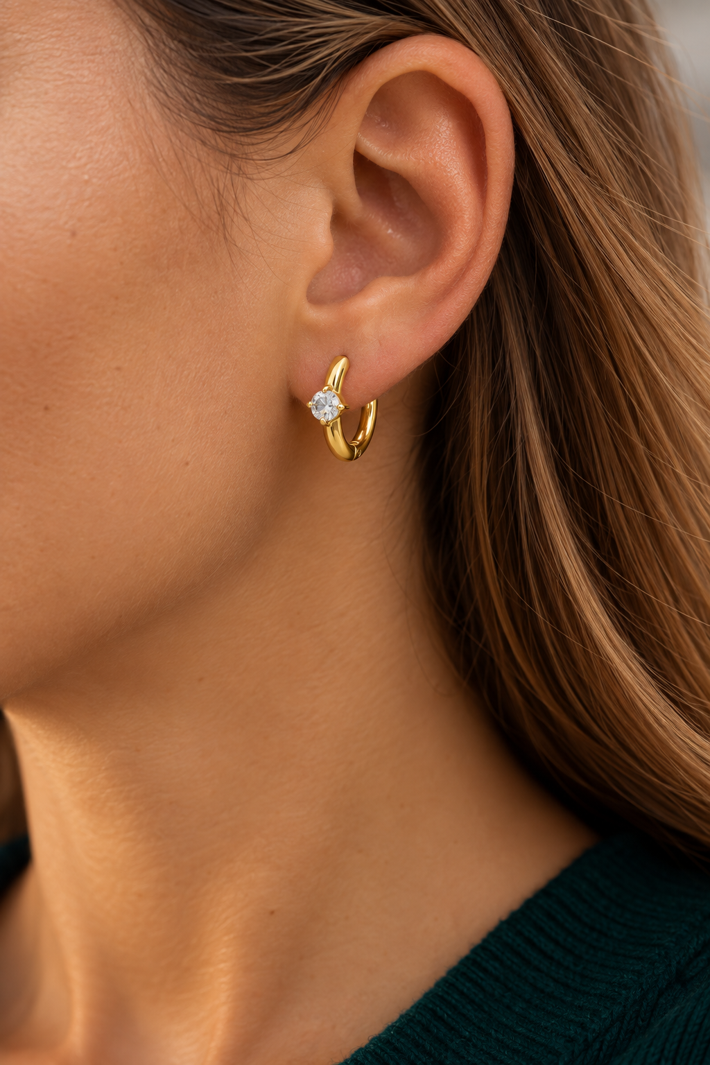 Éclat / Stainless Steel Hoop Earrings