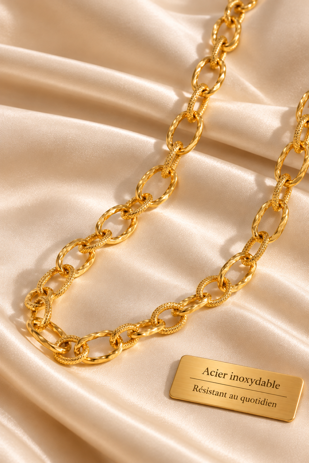 Maille / Collier en acier inoxydable