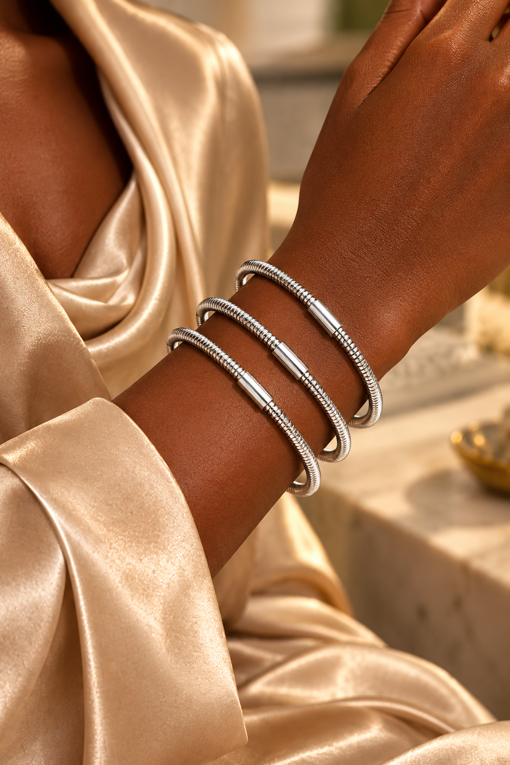 Line / Stainless steel bracelet