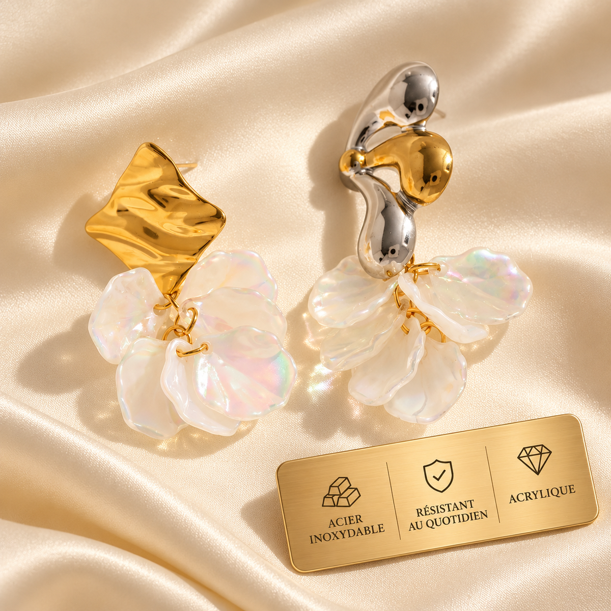 Pearlescent/ Earrings