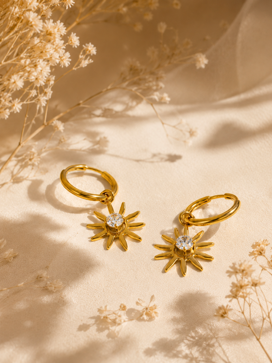 Boucles d'oreilles Rayonnement * Je rayonne naturellement ce que je suis