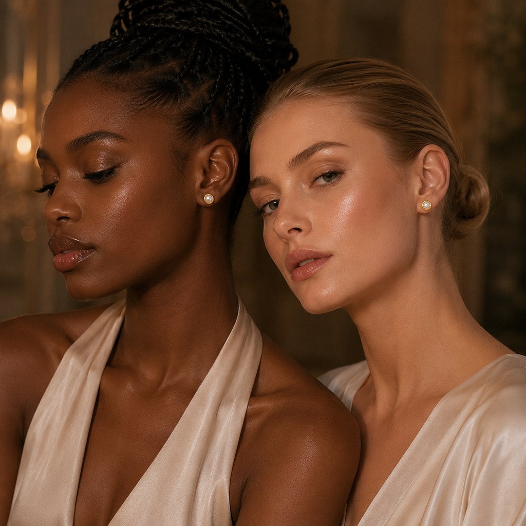 Boucles d'oreilles Perle Épure