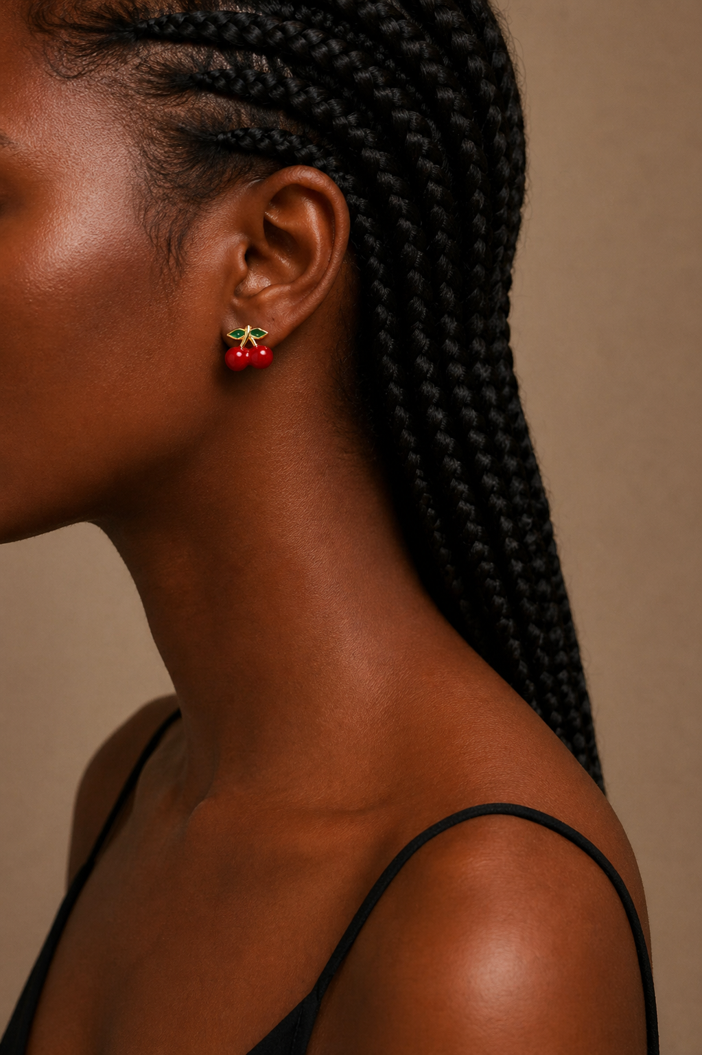 Boucles d’Oreilles Cerise