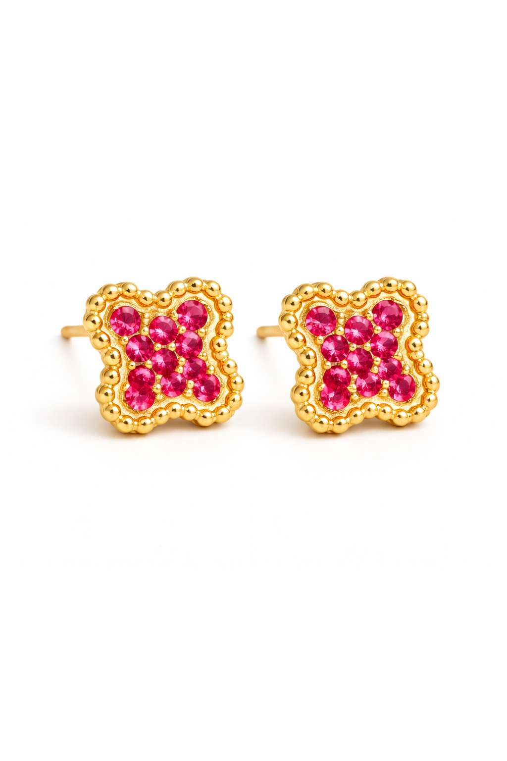 Boucles d’oreilles Trèfle d’Éclat