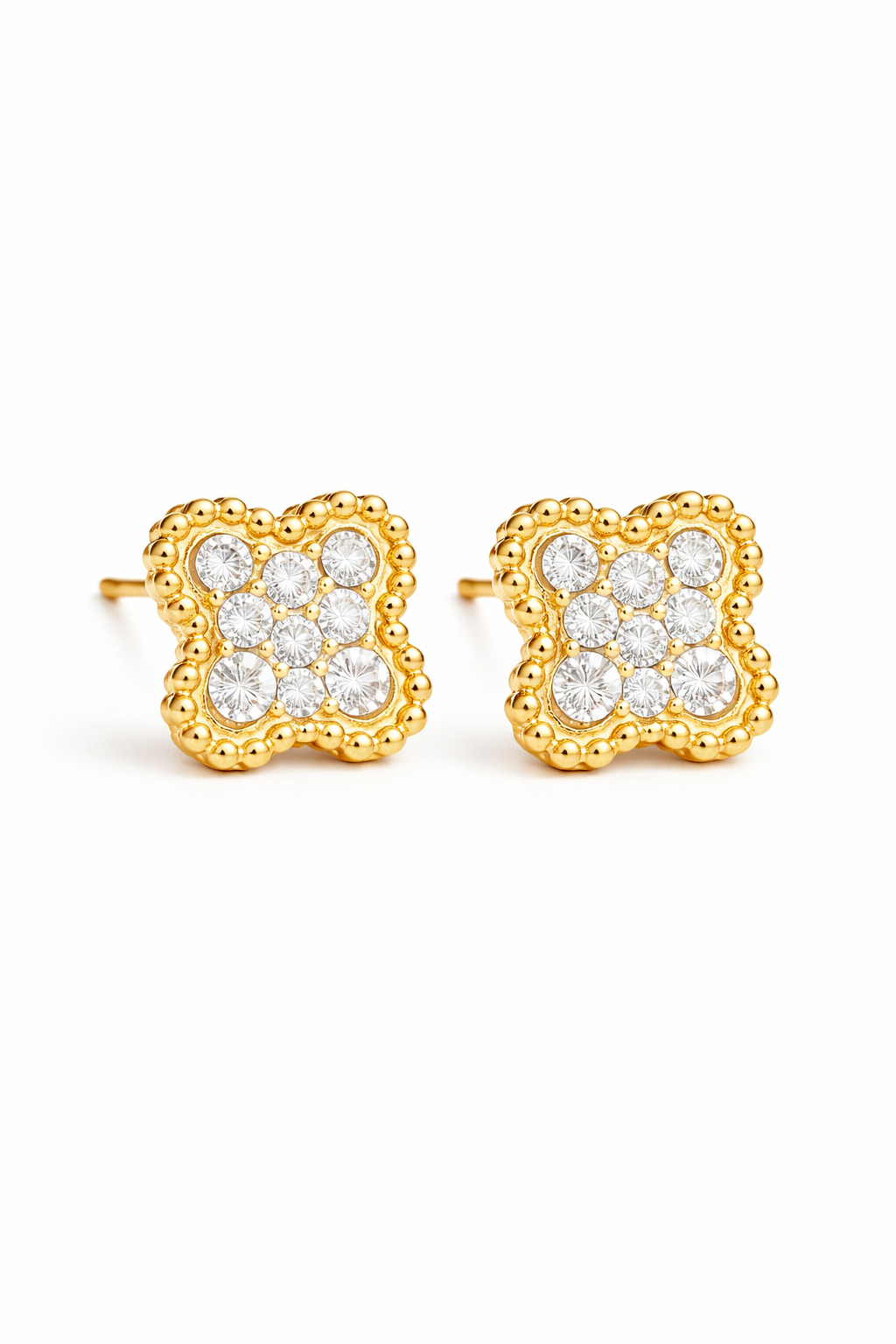 Boucles d’oreilles Trèfle d’Éclat