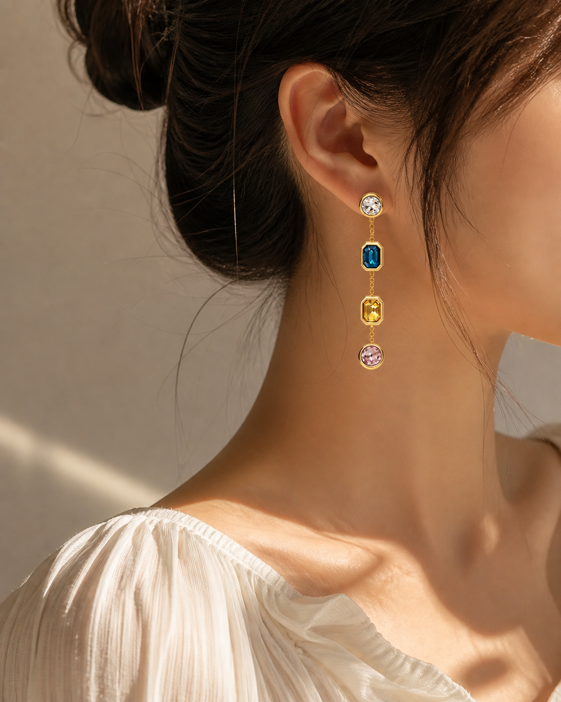 Boucles d'oreilles Boucles Éclats Sculptés